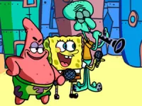 FNF: Bikini Bottom Funkin’ (Starring Patrick) Sponge Bob & Squidward